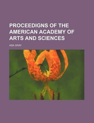 Book cover for Proceedigns of the American Academy of Arts and Sciences