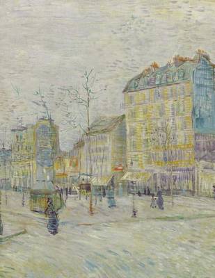 Book cover for Boulevard de Clichy, Vincent Van Gogh. Ruled Journal