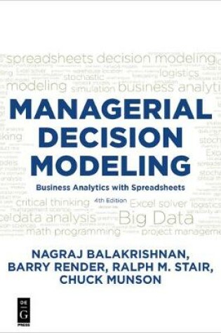 Cover of Managerial Decision Modeling