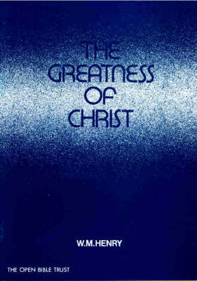 Book cover for The Greatness of Christ