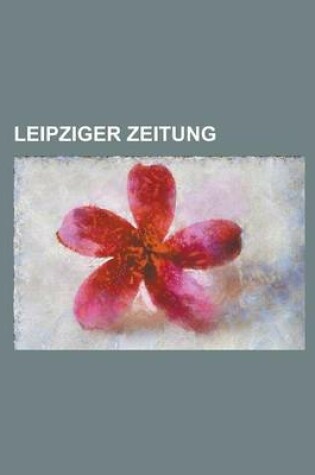 Cover of Leipziger Zeitung