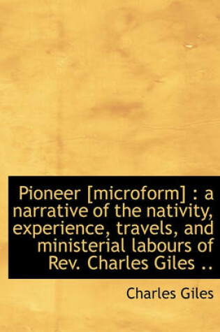 Cover of Pioneer [Microform]