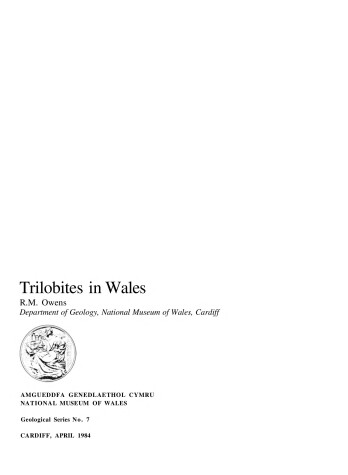 Book cover for Trilobites in Wales