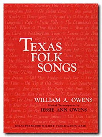 Book cover for Texas Folk Songs