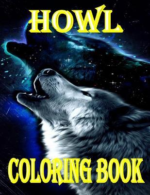Book cover for Howl coloring book
