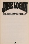 Book cover for Slocum's Folly