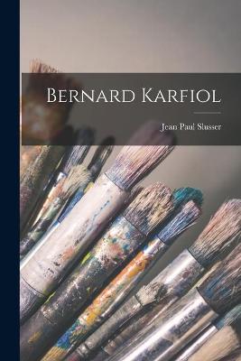 Book cover for Bernard Karfiol
