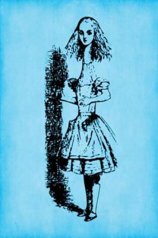 Cover of Alice in Wonderland Journal - Tall Alice (Bright Blue)