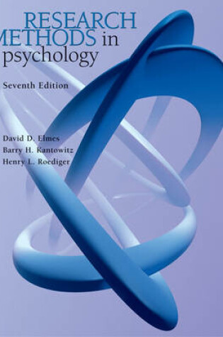 Cover of Research Methods in Psychology (Non-Infotrac Version)