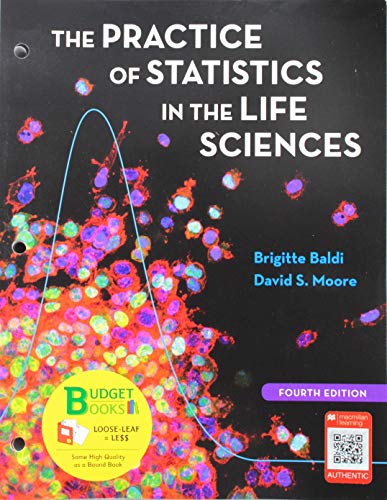 Book cover for Loose-Leaf Version for Practice of Statistics in the Life Sciences