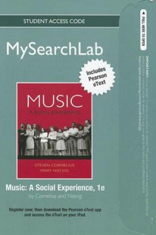 Cover of MySearchLab with Pearson eText -- Standalone Access Card -- for Music