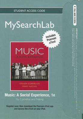 Book cover for MySearchLab with Pearson eText -- Standalone Access Card -- for Music