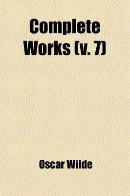 Book cover for Complete Works (Volume 7)