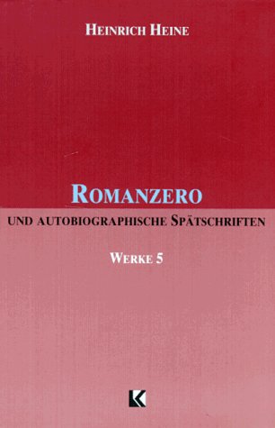 Book cover for Heine: Romanzero