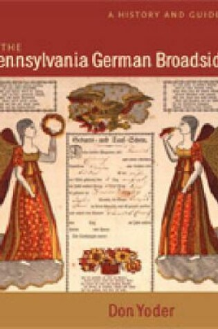 Cover of The Pennsylvania German Broadside