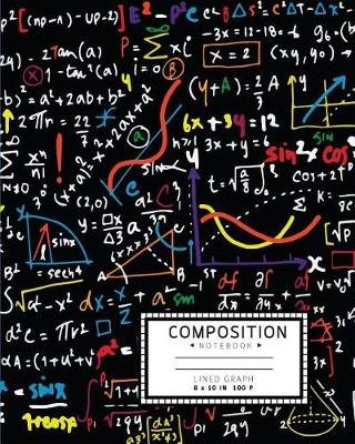 Book cover for Lined graph composition notebook