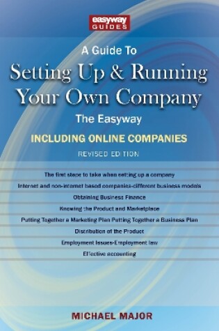Cover of A Guide to Setting up and Running Your Own Company - Including Online Companies - 2023