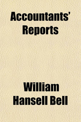 Book cover for Accountants' Reports