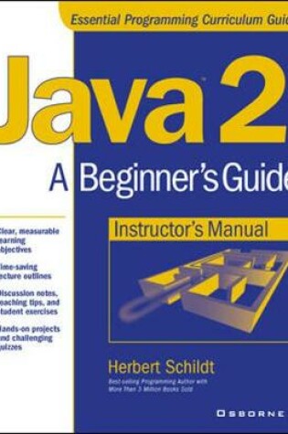 Cover of Java2: A Beginner's Guide Instructor's Manual
