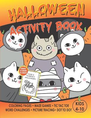 Book cover for Halloween Activity & Coloring Book