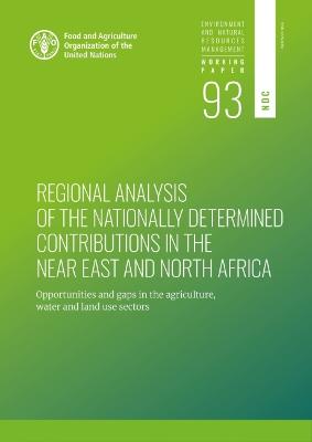 Cover of Regional analysis of the nationally determined contributions in the Near East and North Africa