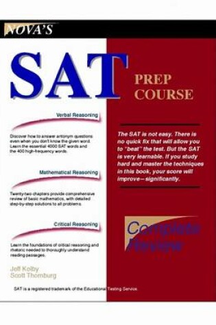 Cover of SAT Prep Course Ebook