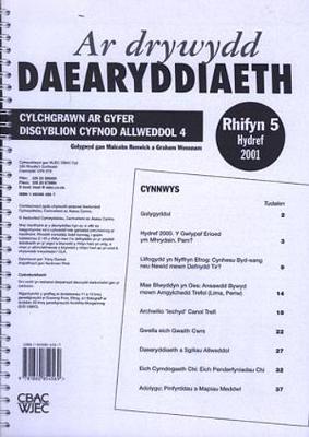 Book cover for Ar Drywydd Daearyddiaeth (5) Hydref 2001