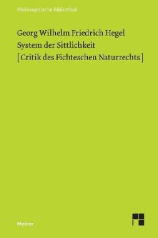 Cover of System der Sittlichkeit