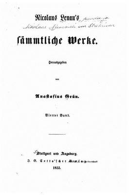 Book cover for Nicolaus Lenau's sämmtliche Werke