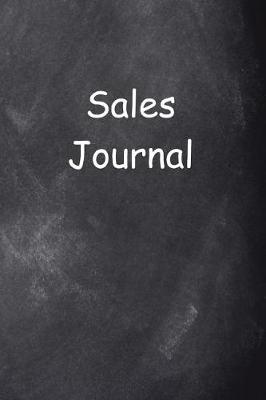 Cover of Sales Journal Chalkboard Design