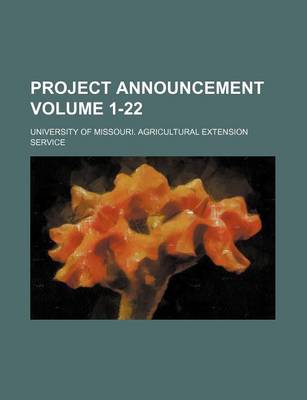 Book cover for Project Announcement Volume 1-22