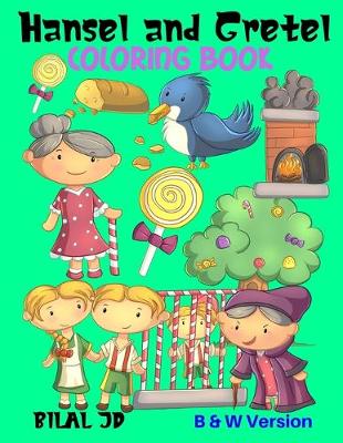 Book cover for Hansel and Gretel Coloring Book