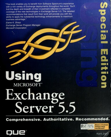 Book cover for Using Microsoft Exchange Server Special Edition