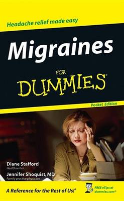 Book cover for Migraines for Dummies, Pocket Edition