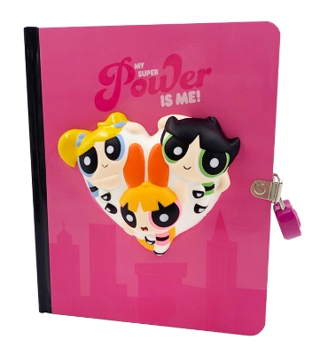 Book cover for Powerpuff Girls: Squishy Lock & Key Diary