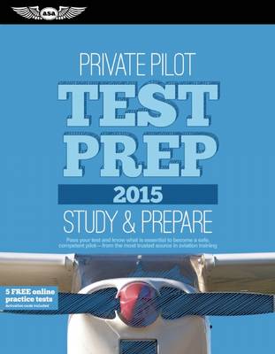 Book cover for Private Pilot Test Prep 2015 + Tutorial Software