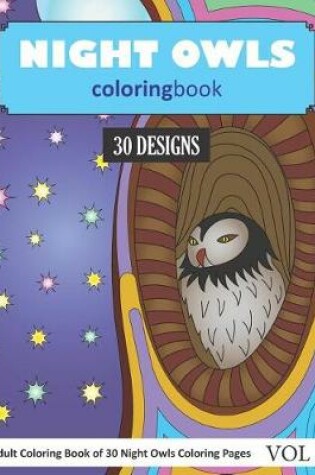 Cover of Night Owls Coloring Book