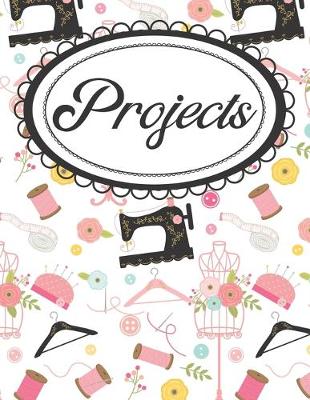 Book cover for Sewing Project Planner and Goal Setting Workbook