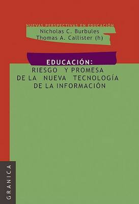 Book cover for Educacion - Riesgos y Promesas de Las Nuevas Tecno