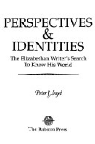 Cover of Perspectives and Identities