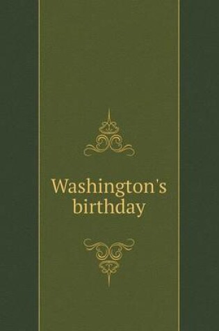 Cover of Washington's birthday