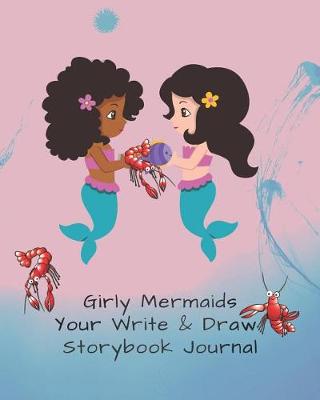 Book cover for Cute Mermaid Blank Story Book Journal