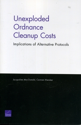 Book cover for Unexploded Ordnance Cleanup Costs