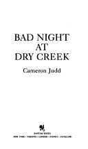 Cover of Bad Night at Dry Creek