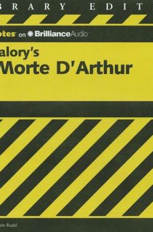 Cover of Cliffnotes on Malory's Le Morte D'Arthur / the Death of Arthur