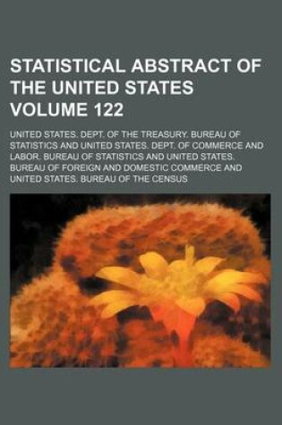 Cover of Statistical Abstract of the United States Volume 122