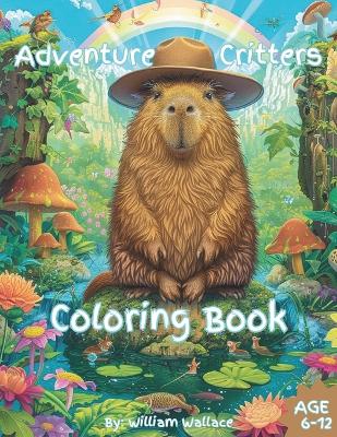 Book cover for Adventure Critters Coloring Book