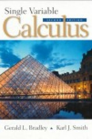 Cover of Single Variable Calculus