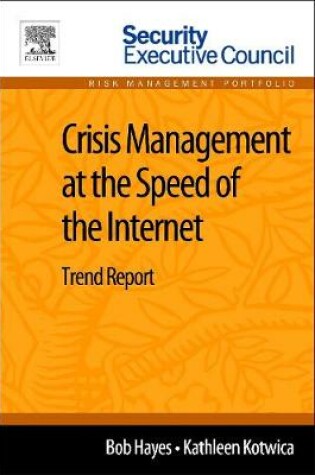 Cover of Crisis Management at the Speed of the Internet