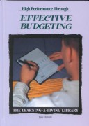 Book cover for High Performance through Effective Budgeting